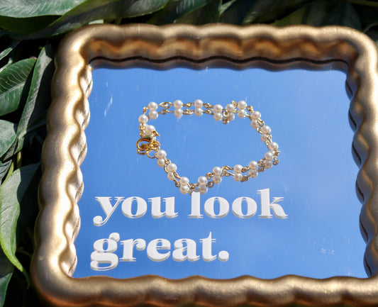 Sun Kissed Pearl Chain