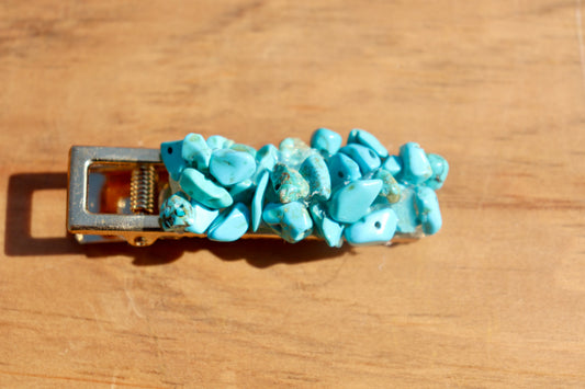 Turquoise Stone Barrette