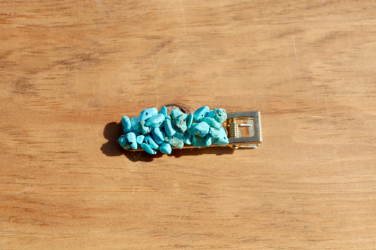 Turquoise Stone Barrette