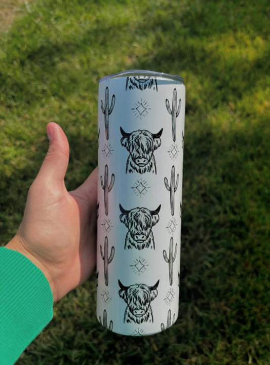 Cow & Cactus 20oz Tumbler