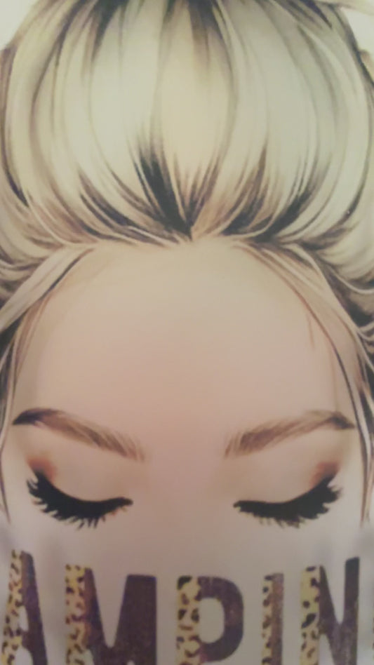 Camping Hair Glass Can